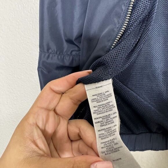 Lorna Jane Jacket Medium Blue Double Zip Active Windbreaker Sport Run Uniquely - Picture 12 of 16